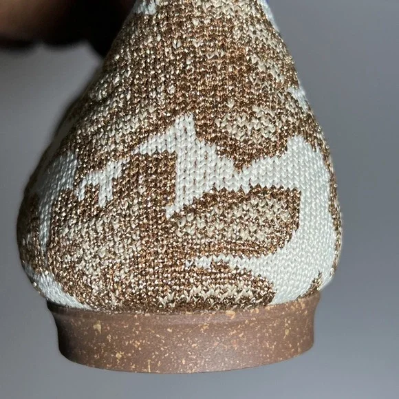 Rothy's The Lounge Loafer Women's 9 Gold Chantilly Metallic Amputee Left Only - Picture 4 of 7